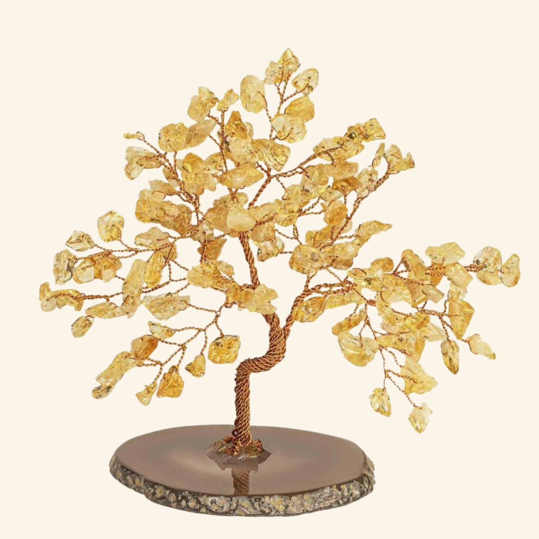 Happiness Evoker - Citrine Feng Shui Tree