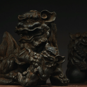 Iron Emperor & Empress Foo Dogs