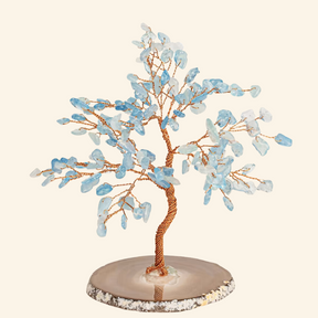 Stressabbau – Aquamarin-Feng-Shui-Baum