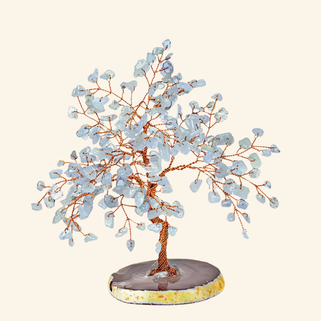 Stress Reliever - Aquamarine Feng Shui Tree