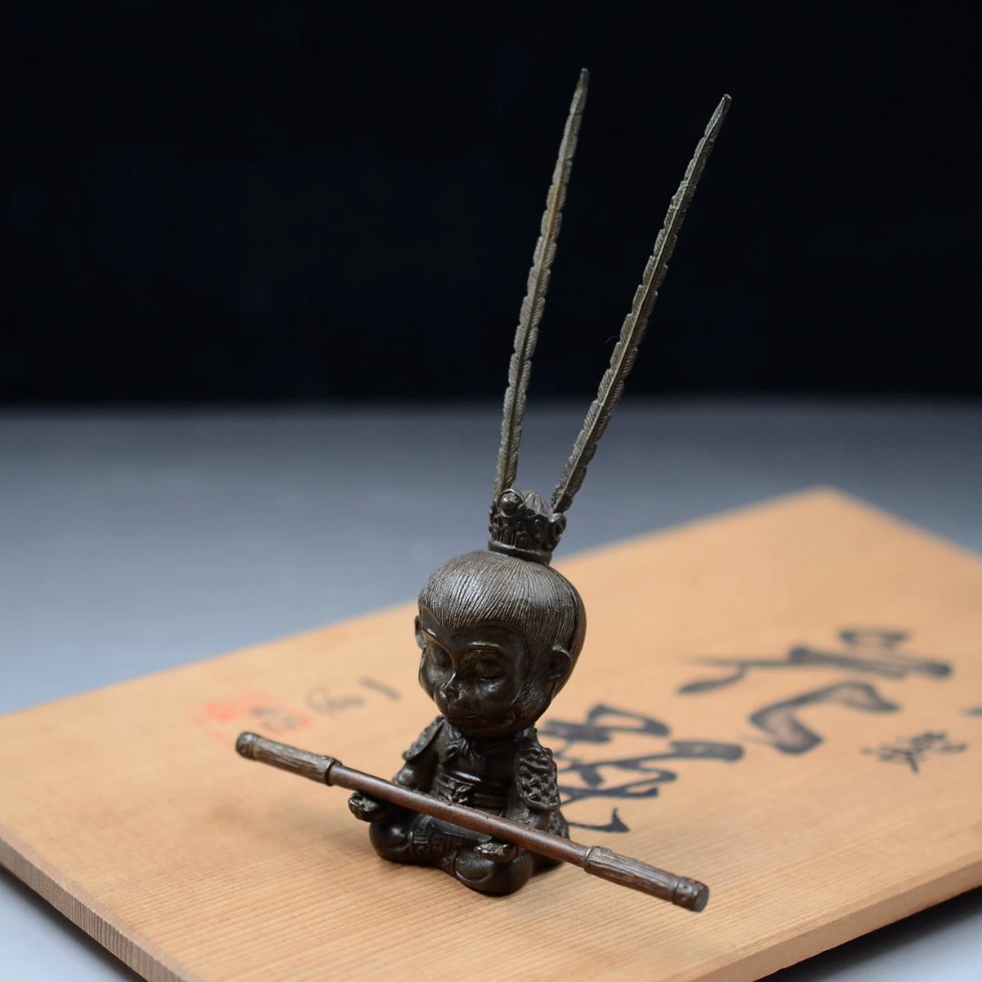 Japanese Showa Bronze Figure