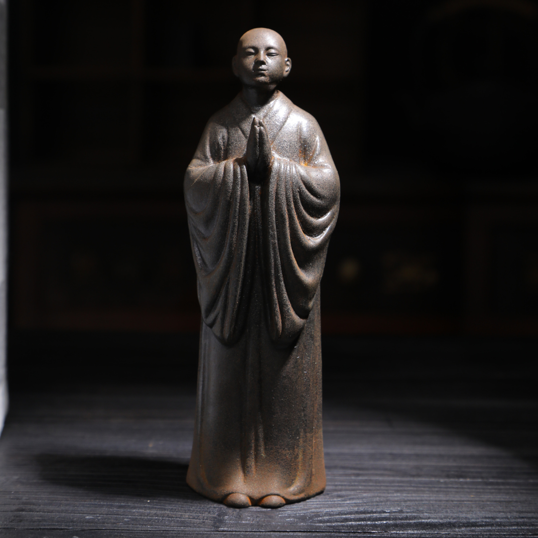 Antique Standing Buddhist Monk