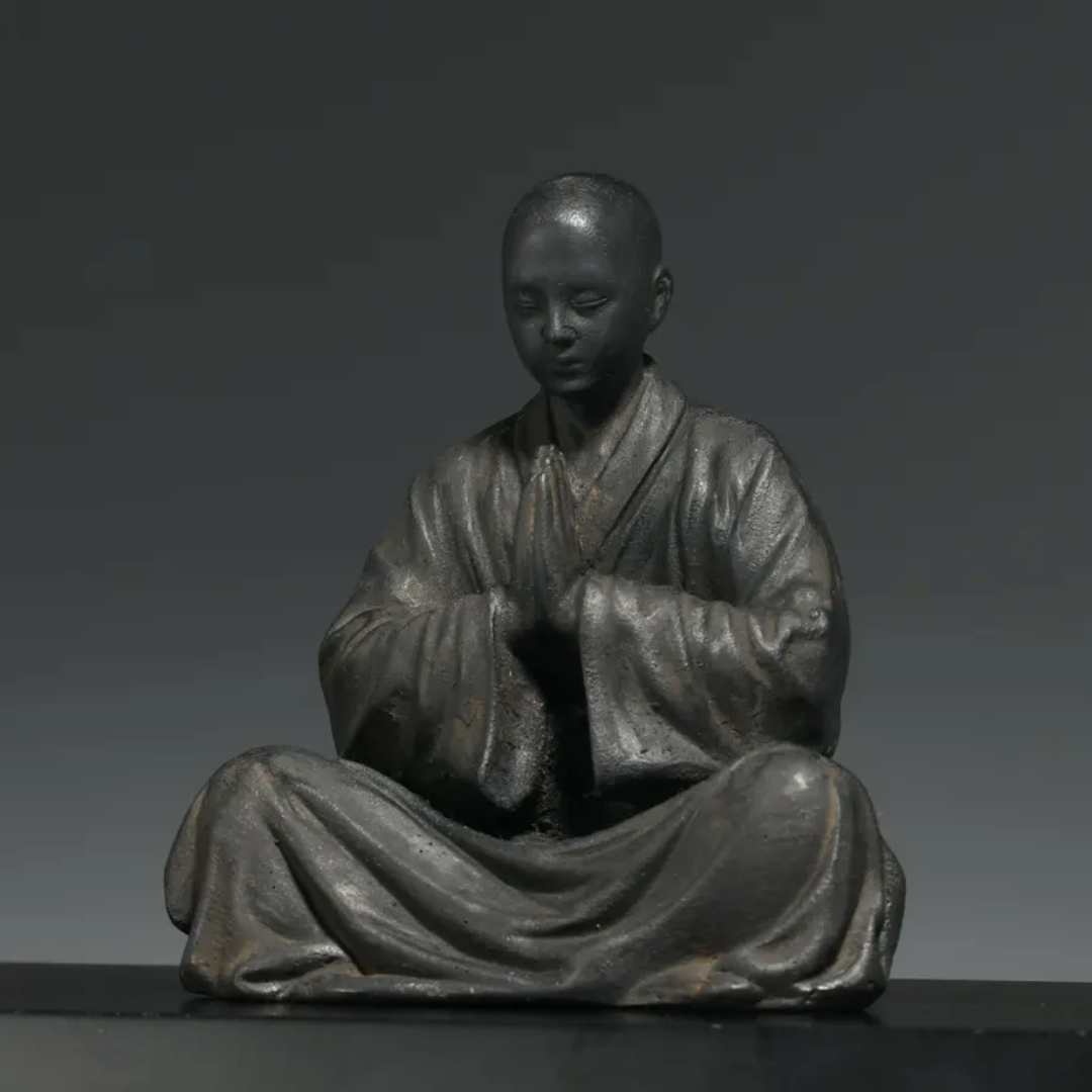 Sitting Buddhist Monk