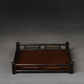 Japanese Square Bamboo Tray