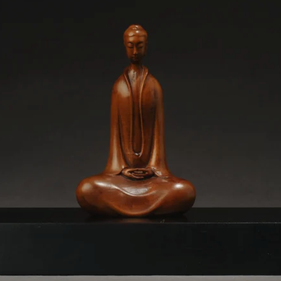 Vegan Resin Zazen Buddha