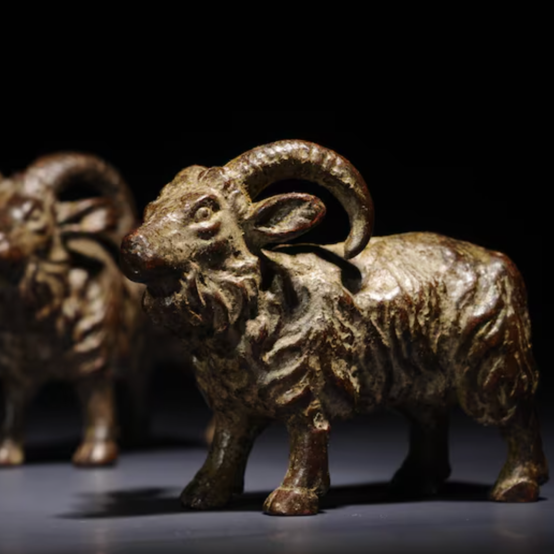 Japanese Bronze Goat