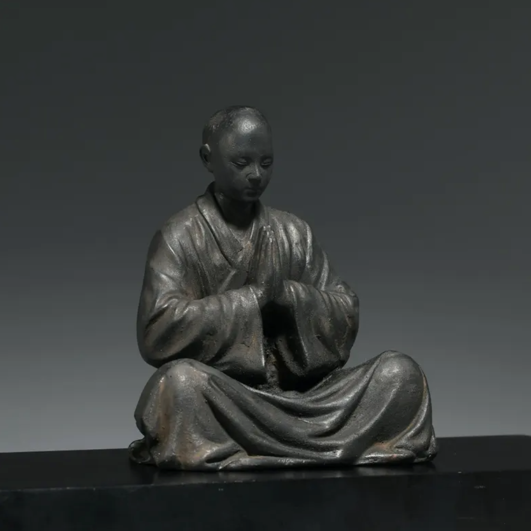 Sitting Buddhist Monk