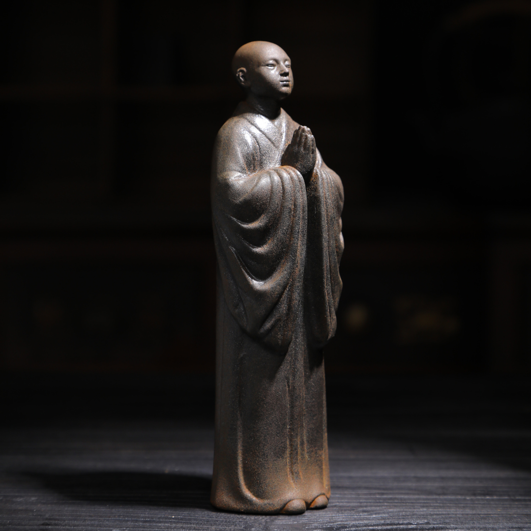 Antique Standing Buddhist Monk