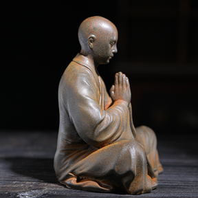 Rustic Sitting Buddhist Monk