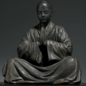 Sitting Buddhist Monk