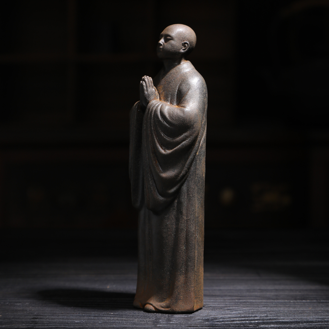 Antique Standing Buddhist Monk