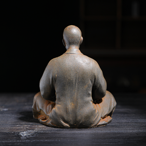 Rustic Sitting Buddhist Monk