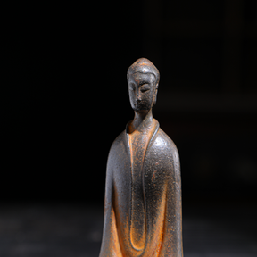 Japanese Iron Zazen Buddha