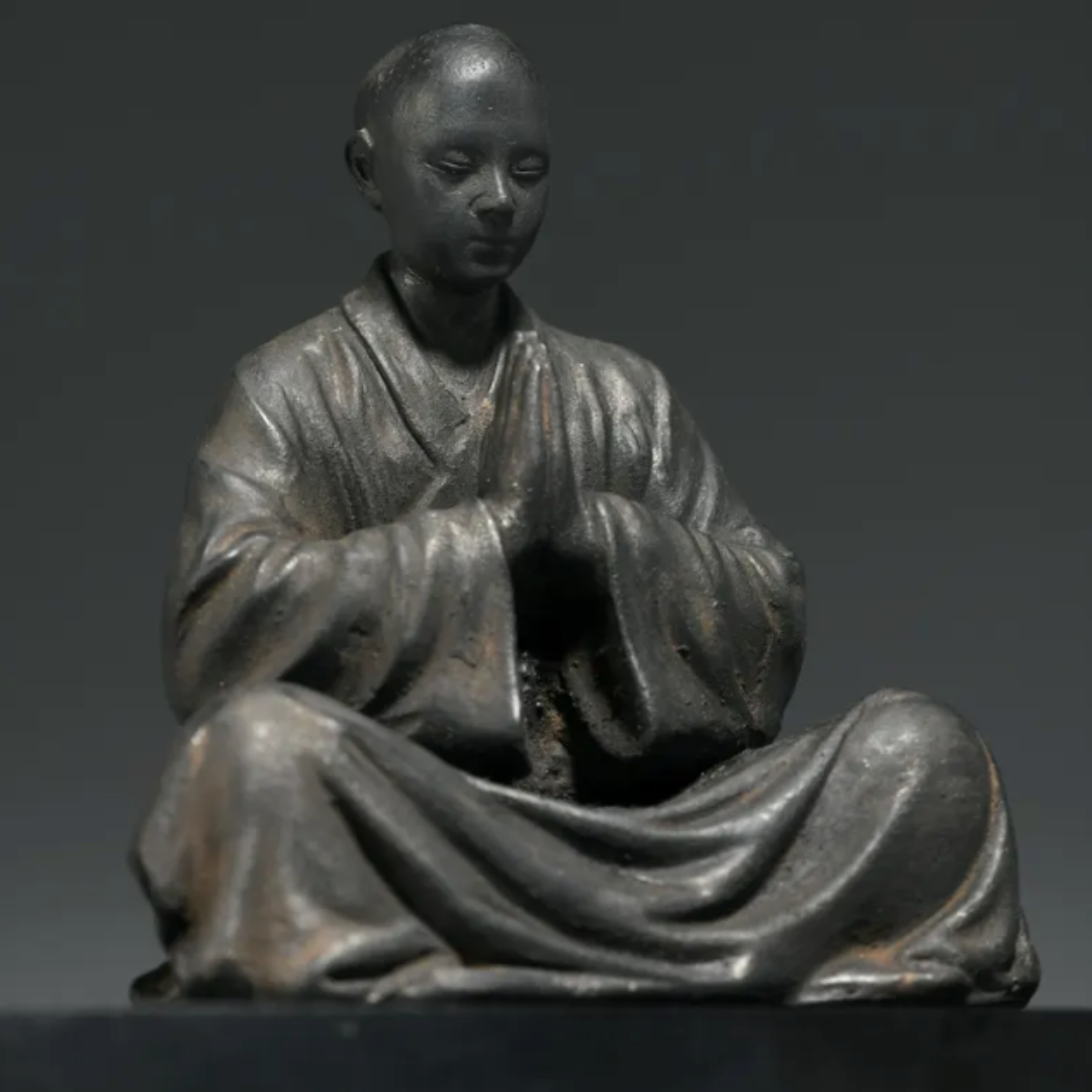 Sitting Buddhist Monk