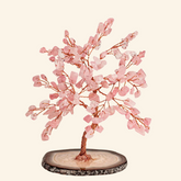 Amplificador de amor - Árbol Feng Shui de cuarzo rosa