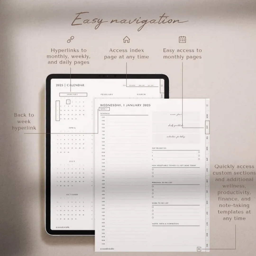 2025 Mindfulness Digital Planner