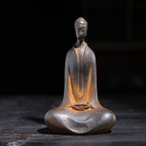 Japanese Iron Zazen Buddha