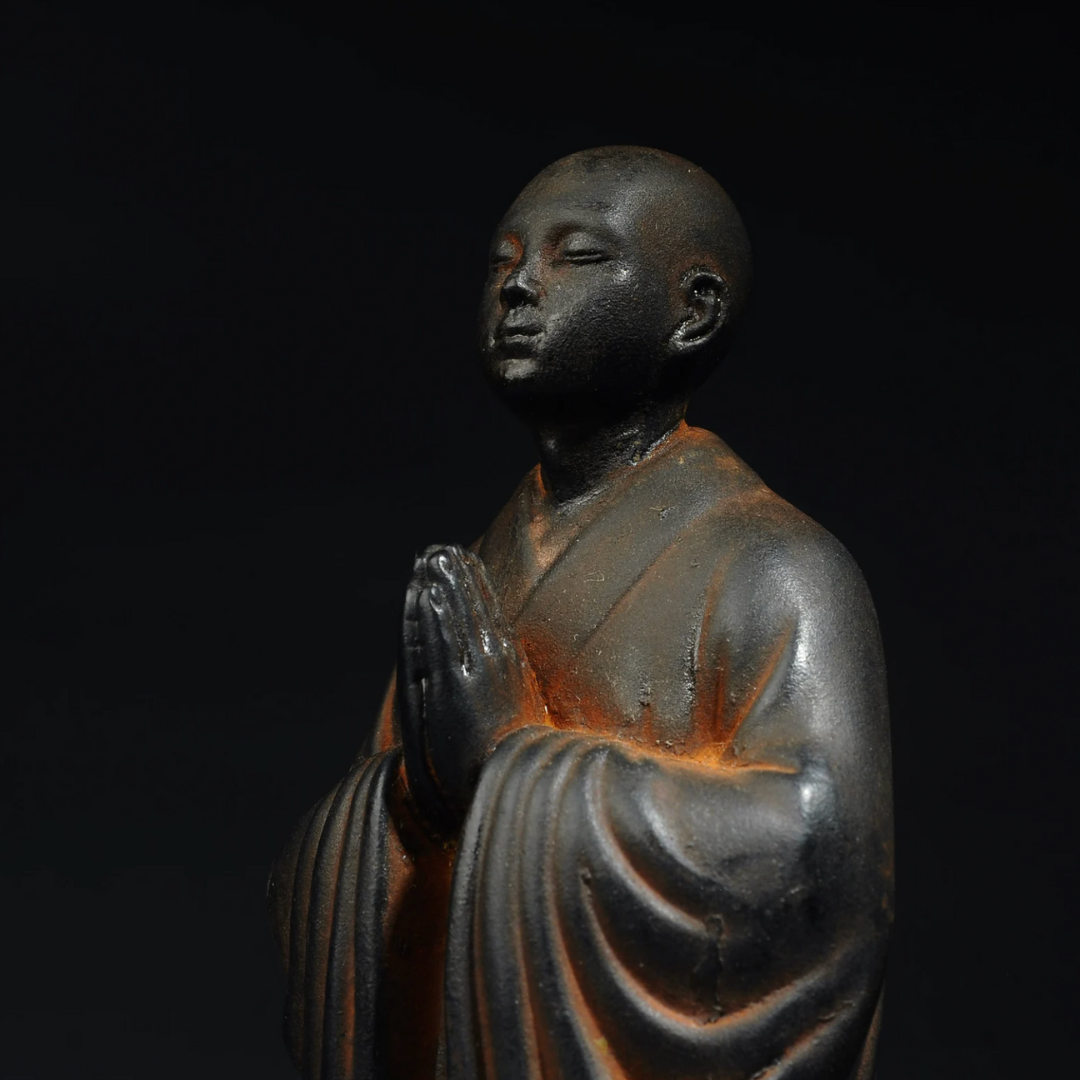 Standing Buddhist Monk