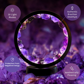 Inner Peace - Spiritual Protection Amethyst Lamp