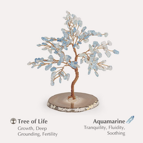 Stress Reliever - Aquamarine Feng Shui Tree