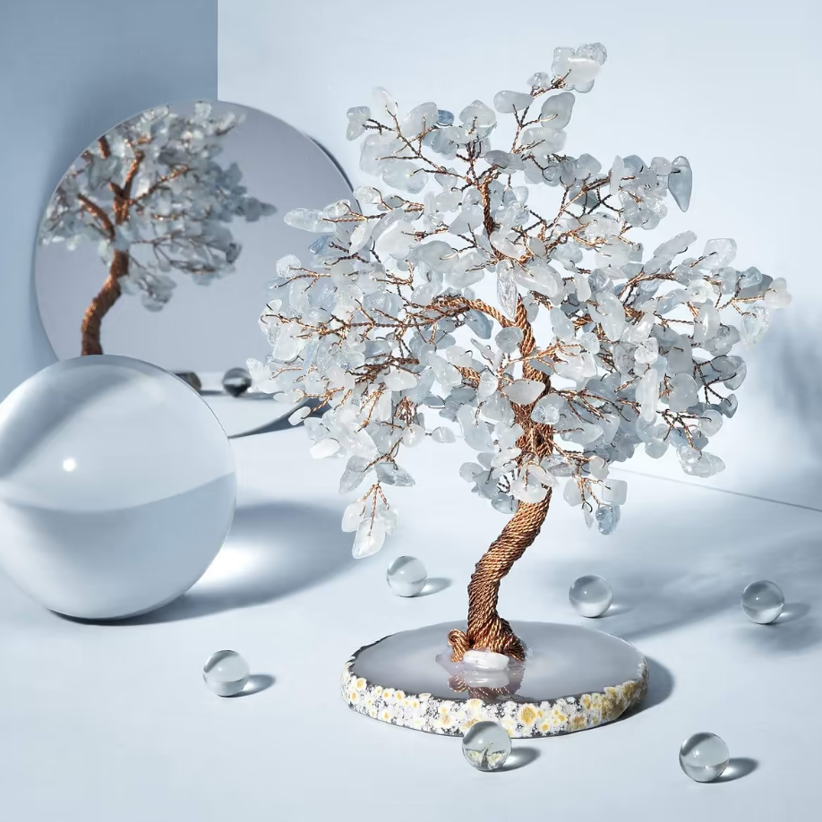 Stress Reliever - Aquamarine Feng Shui Tree